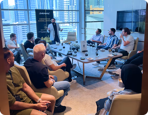 Dubai-Property.nl presentatie tijdens een investeerdersbijeenkomst
