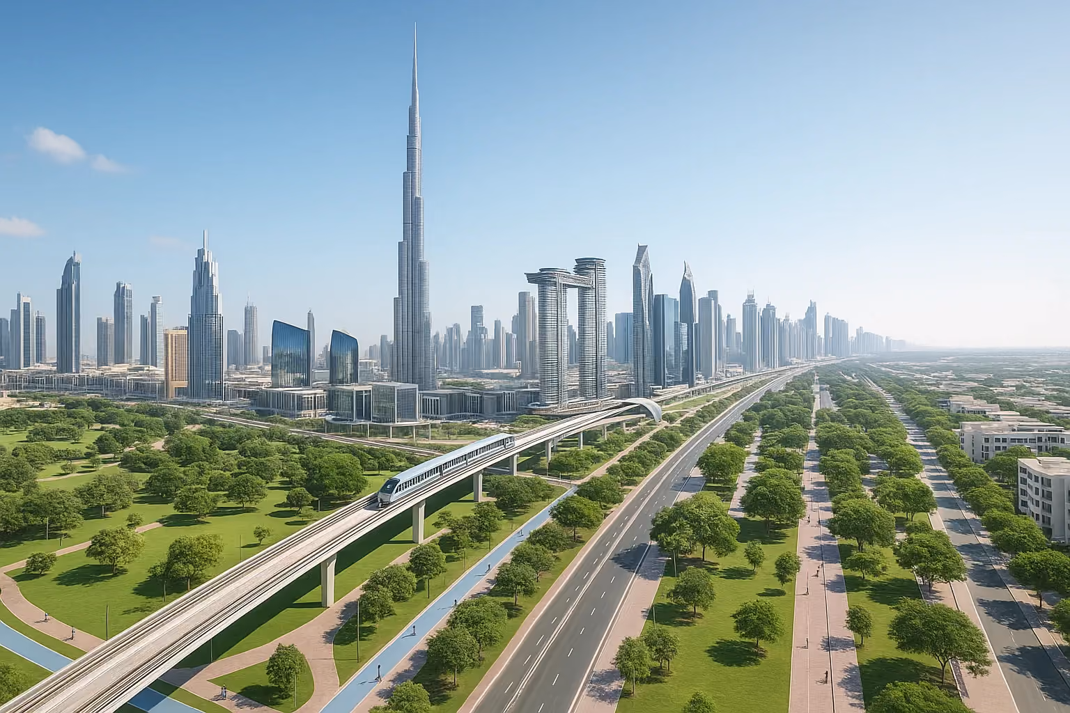 Dubai Urban Master Plan 2040: De koers naar een duurzame en slimme toekomst