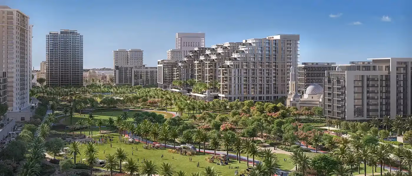 Emaar Elvira is een exclusief tweetorens woonproject van Emaar Properties in het prestigieuze Dubai Hills Estate. Met panoramisch uitzicht op het groene parklandschap en een moderne architectuur biedt Elvira een unieke combinatie van luxe en natuur in het hart van Dubai.