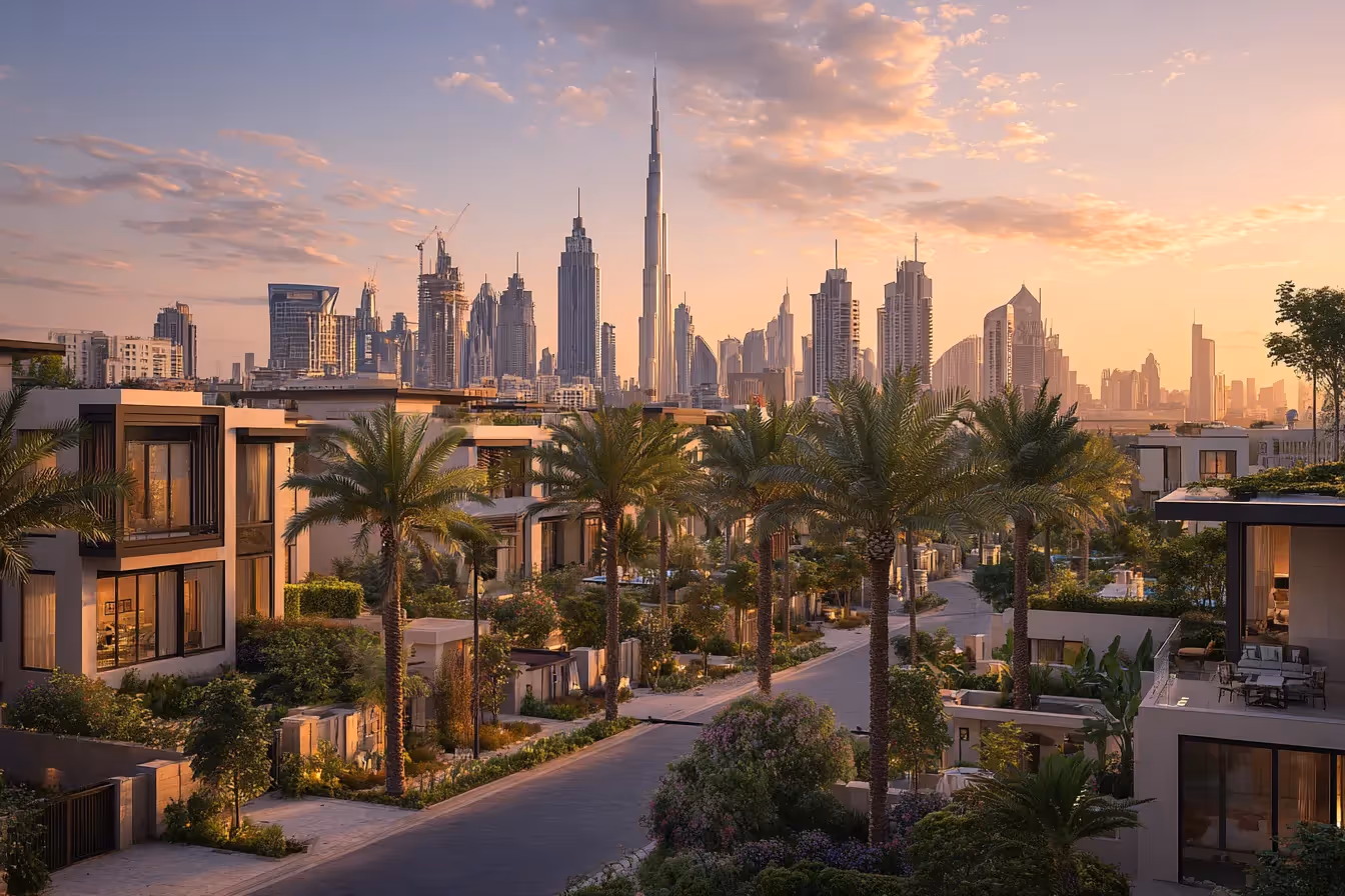 Townhouse vs. villa in Dubai: welke droomwoning past bij je als Nederlandse Investeerder?