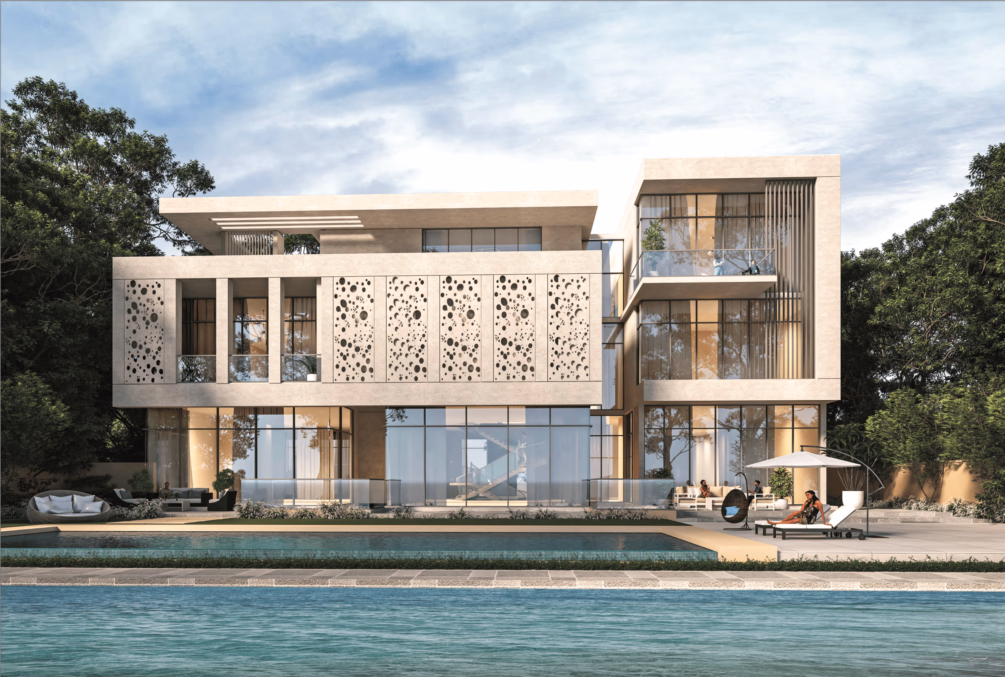 Experience the pinnacle of luxury at The Mansions at Sobha Hartland II, an exclusive retreat where nature and craftsmanship converge. These majestic 6-bedroom mansions offer a grand arrival experience via a private road with controlled access. Situated along an exclusive waterfront boulevard, each residence is designed to capture picturesque views of the landscape and lagoon from every key room. The mansions are technological masterpieces, featuring fully wireless Smart Home Automation and premium double glazing. Interiors are finished with first-class marble and wood veneer. What makes these homes truly unique are the unparalleled private in-house amenities: a dedicated home cinema, gym, salon, spa (sauna & steam room), and a private outdoor swimming pool. This is not just a home; it is a private resort just minutes from Downtown Dubai, directly adjacent to the Ras Al Khor Wildlife Sanctuary.