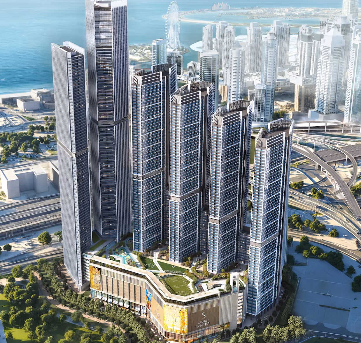Sobha Central projectafbeelding Dubai vastgoed