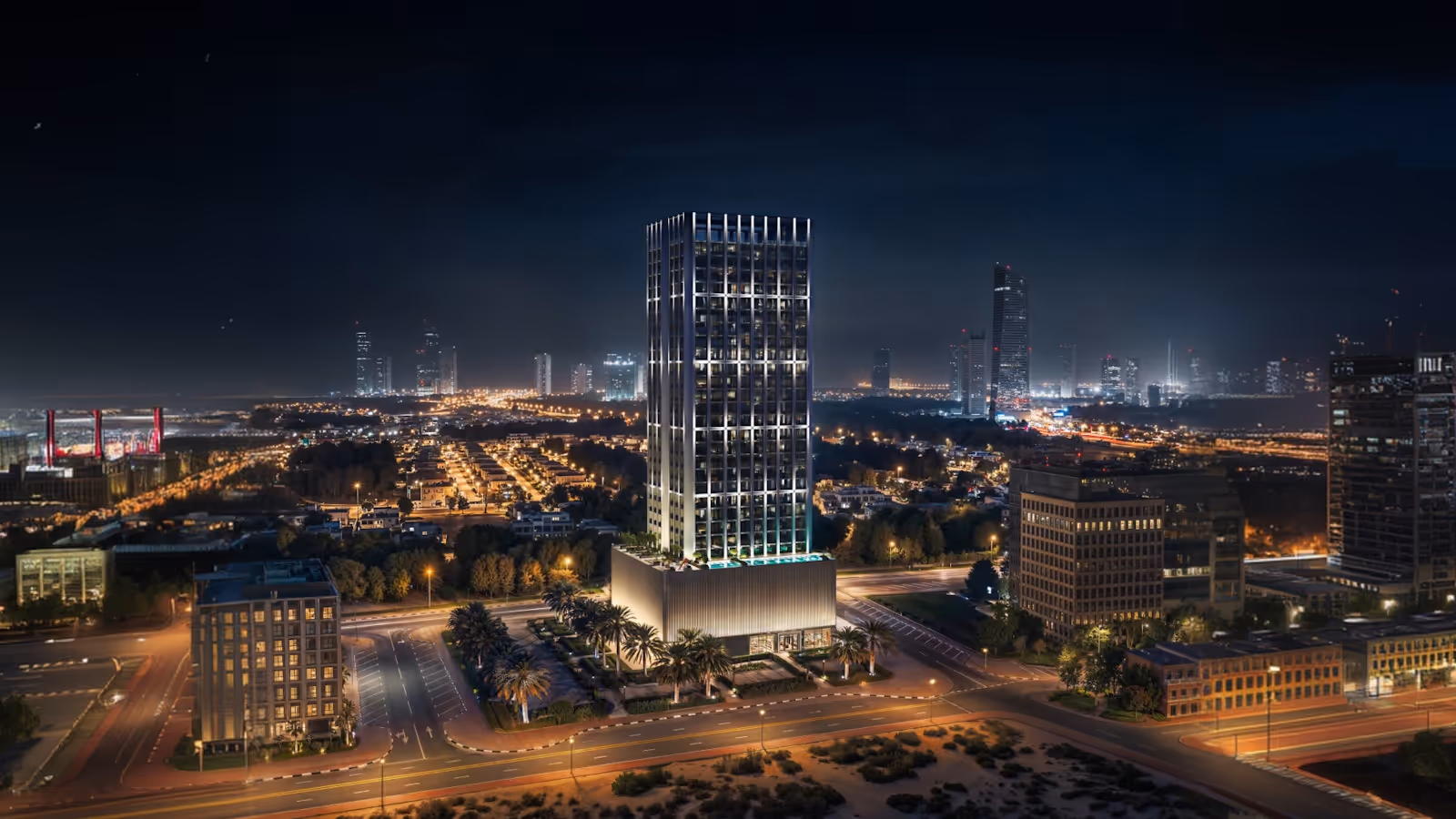 Binghatti Etherea is a modernist high-rise project in Jumeirah Village Circle (JVC), Dubai. Featuring studios and 1- and 2-bedroom apartments, this project combines iconic architecture, premium finishes and a central location – for investors who value quality over quantity.