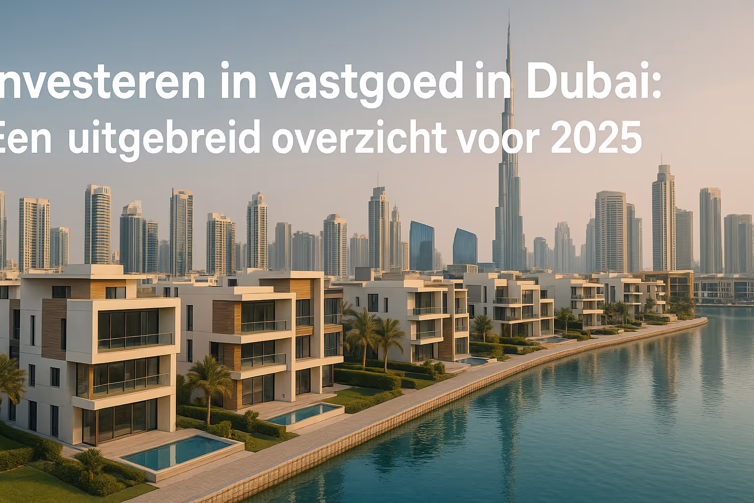 Investeren in vastgoed in Dubai: Een uitgebreid overzicht voor 2025