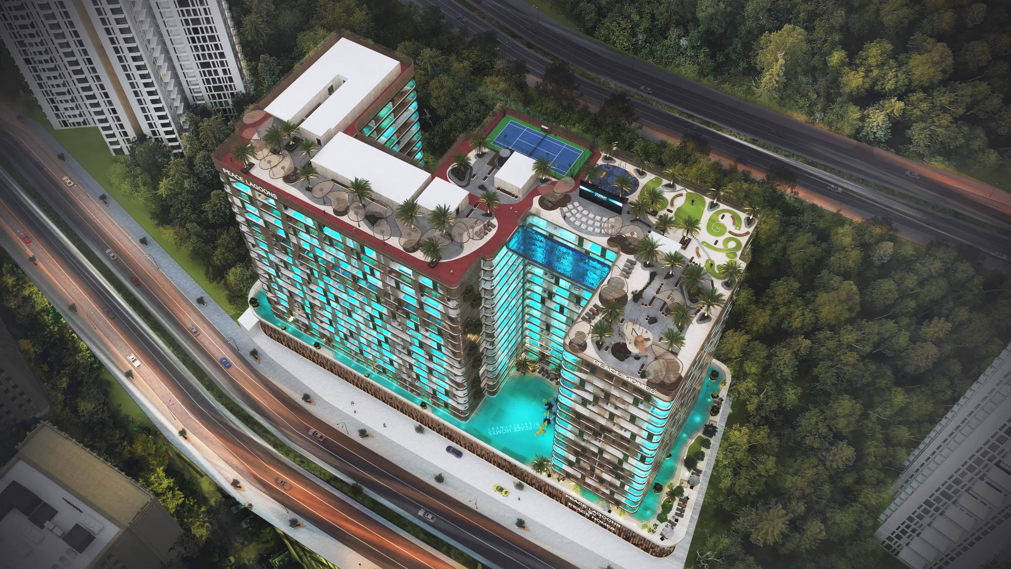 Peace Lagoons projectafbeelding Dubai vastgoed